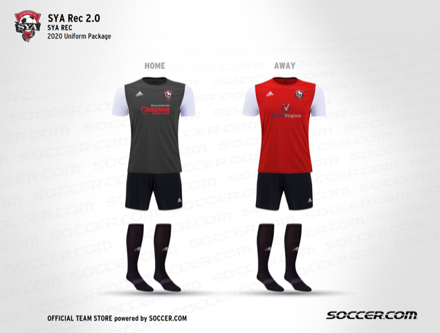 youth soccer uniforms