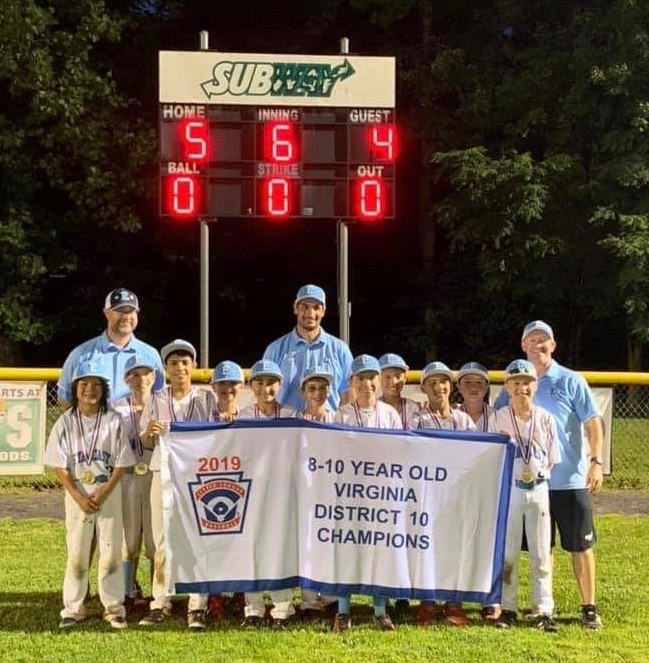 SYA East 8-10 Wins District Title